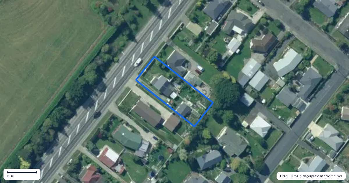 Property context map for 319 Union Street, Milton