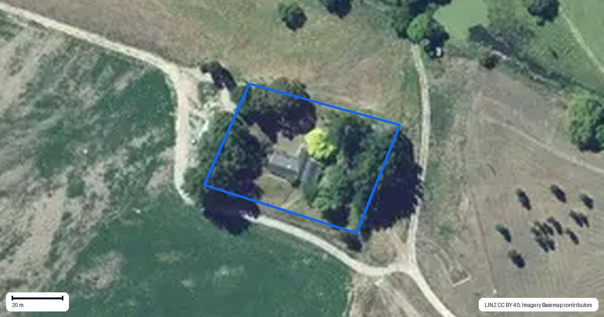 Property context map for 175 Fisher Lane, Galloway, Alexandra