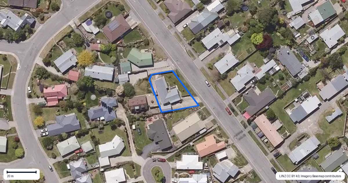 Property context map for 62 Bringans Street, Alexandra