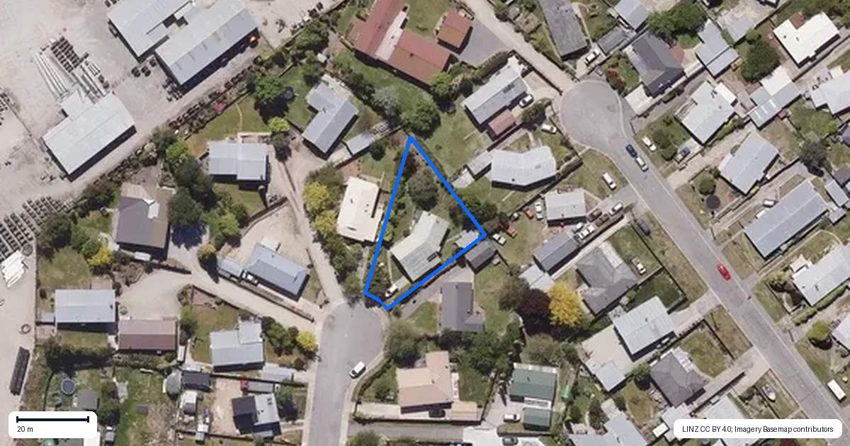 Property context map for 13 Don Place, Alexandra