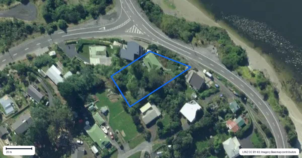 Property context map for 6 Kingston Terrace, Taieri Mouth