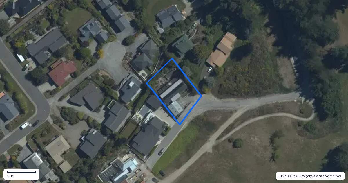 Property context map for 91 Youghal Street, Wanaka