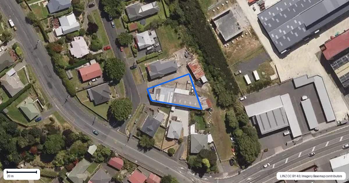 Property context map for 4 Glenross Street, Glenross, Dunedin