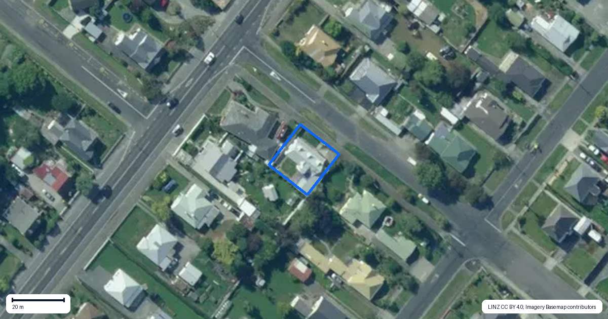 Property context map for 1 Duthie Street, Milton
