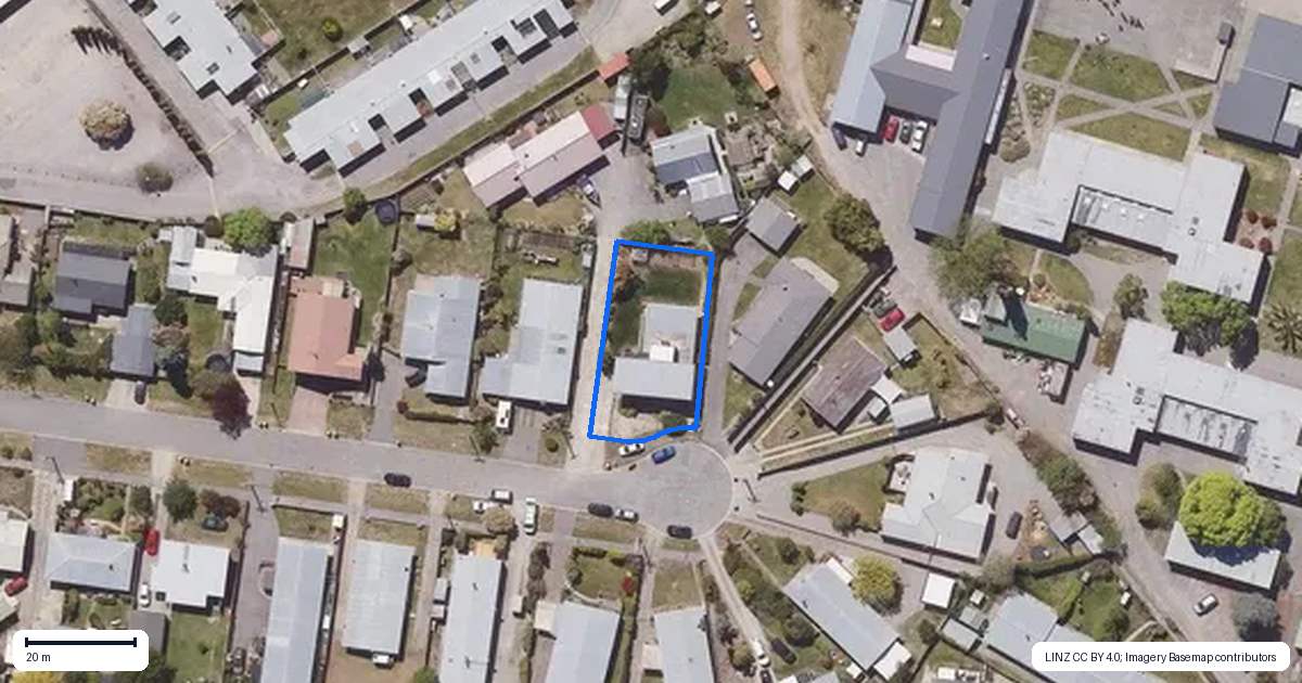 Property context map for 24 Gregg Street, Alexandra