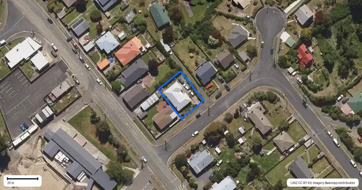 Property context map for 92 Waimea Avenue, Calton Hill, Dunedin
