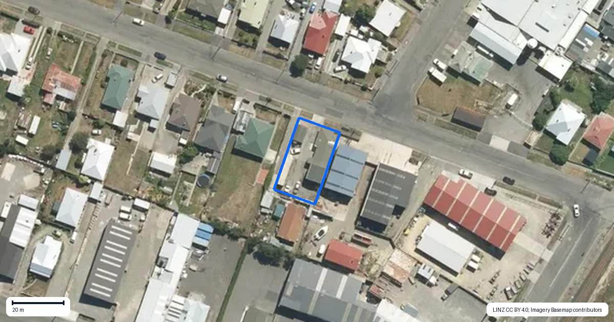 Property context map for 5 Orwell Street, Oamaru