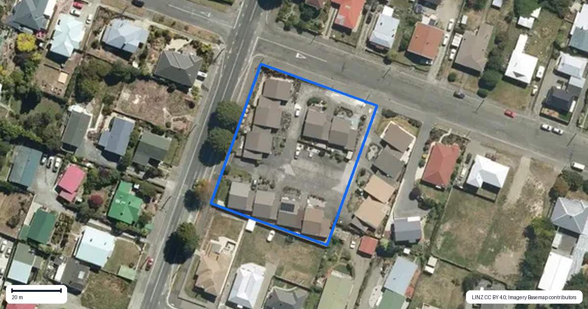 Property context map for 11 Kia Ora Drive, Oamaru