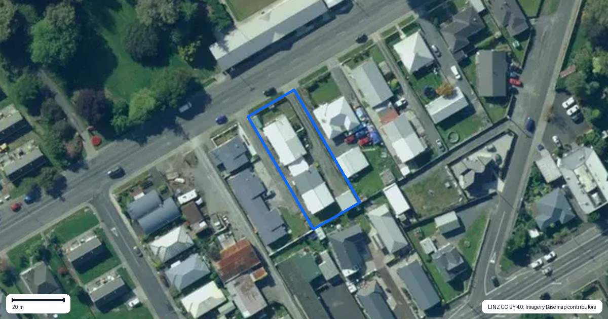 Property context map for 65C Charlotte Street, Balclutha