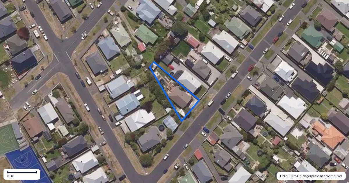 Property context map for 58 Magdala Street, Tainui, Dunedin