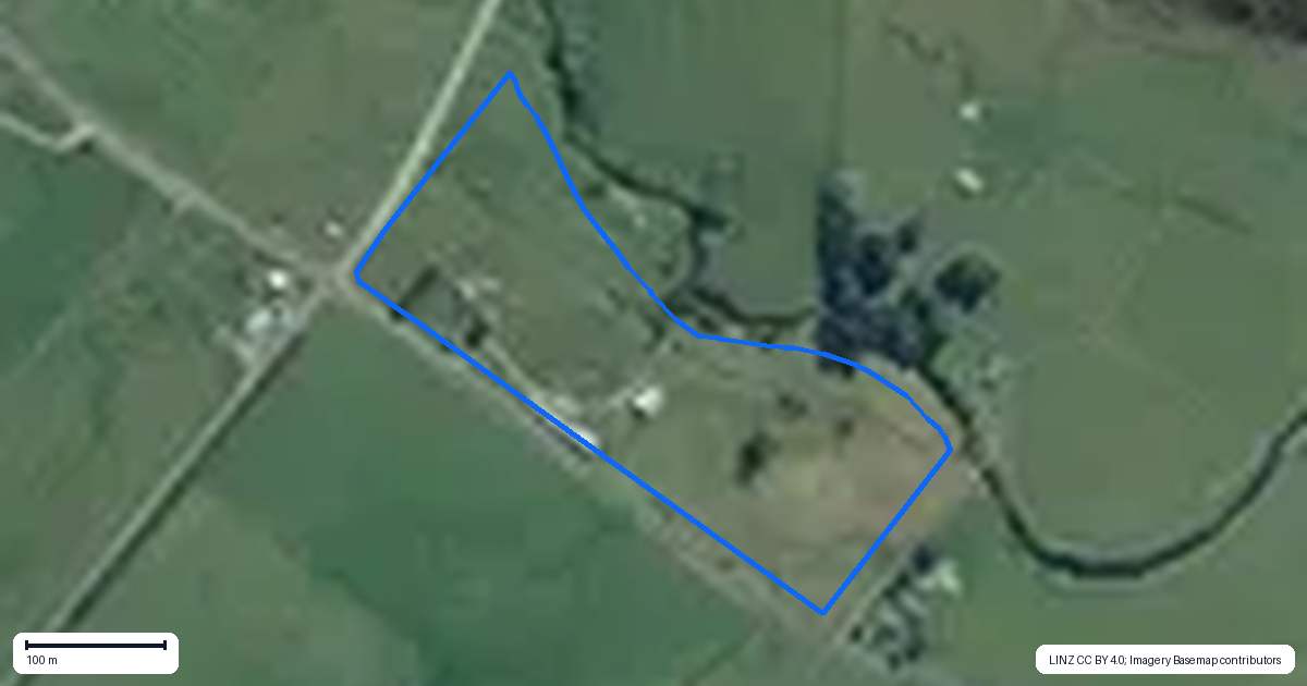 Property context map for 186 Owaka Valley Road, Owaka