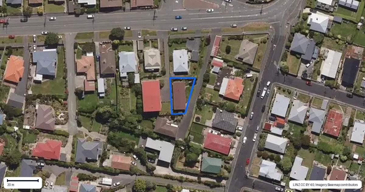 Property context map for 5A Mornington Road, Balaclava, Dunedin