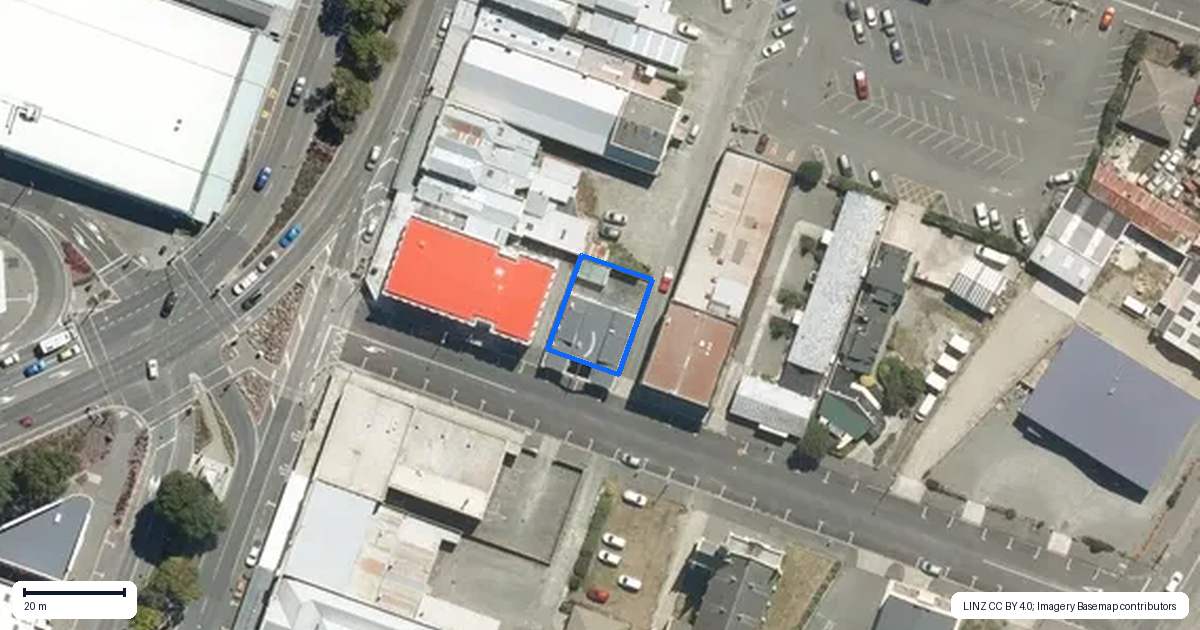 Property context map for 10 Coquet Street, Oamaru
