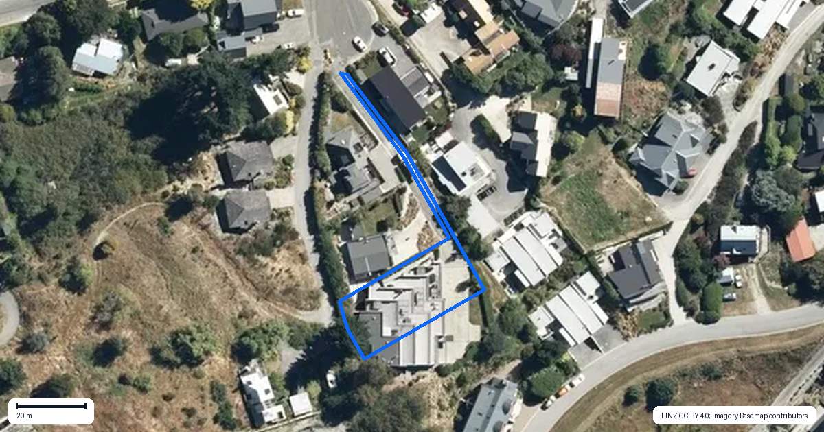 Property context map for 6C Lordens Place, Fernhill, Queenstown