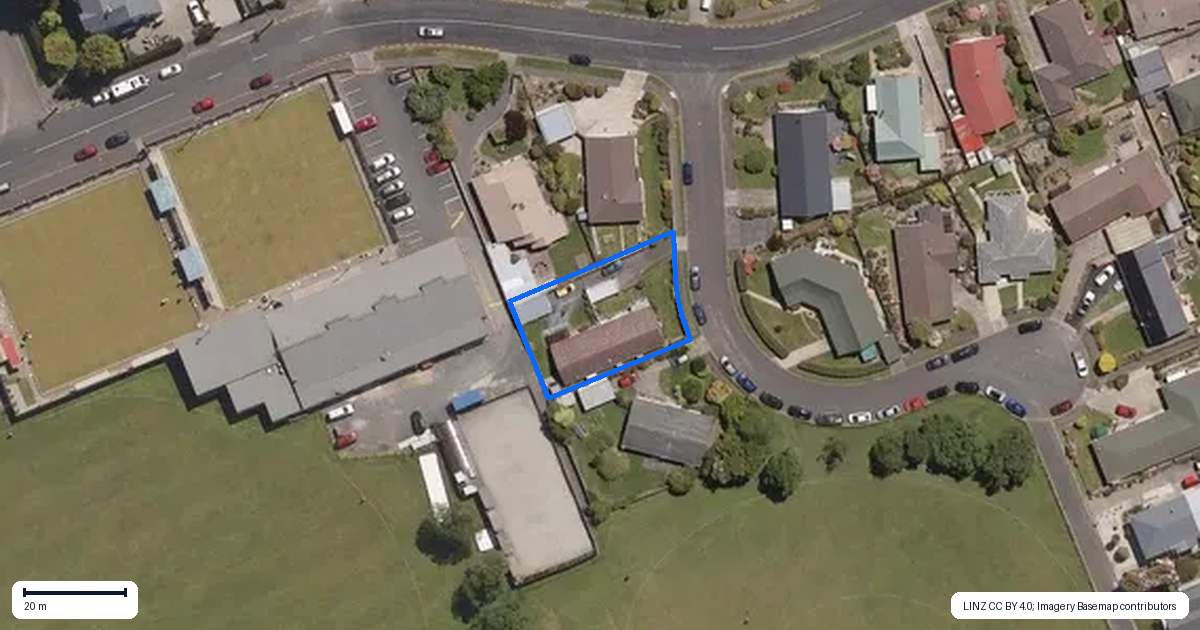 Property context map for 12A Tudor Lane, Mosgiel