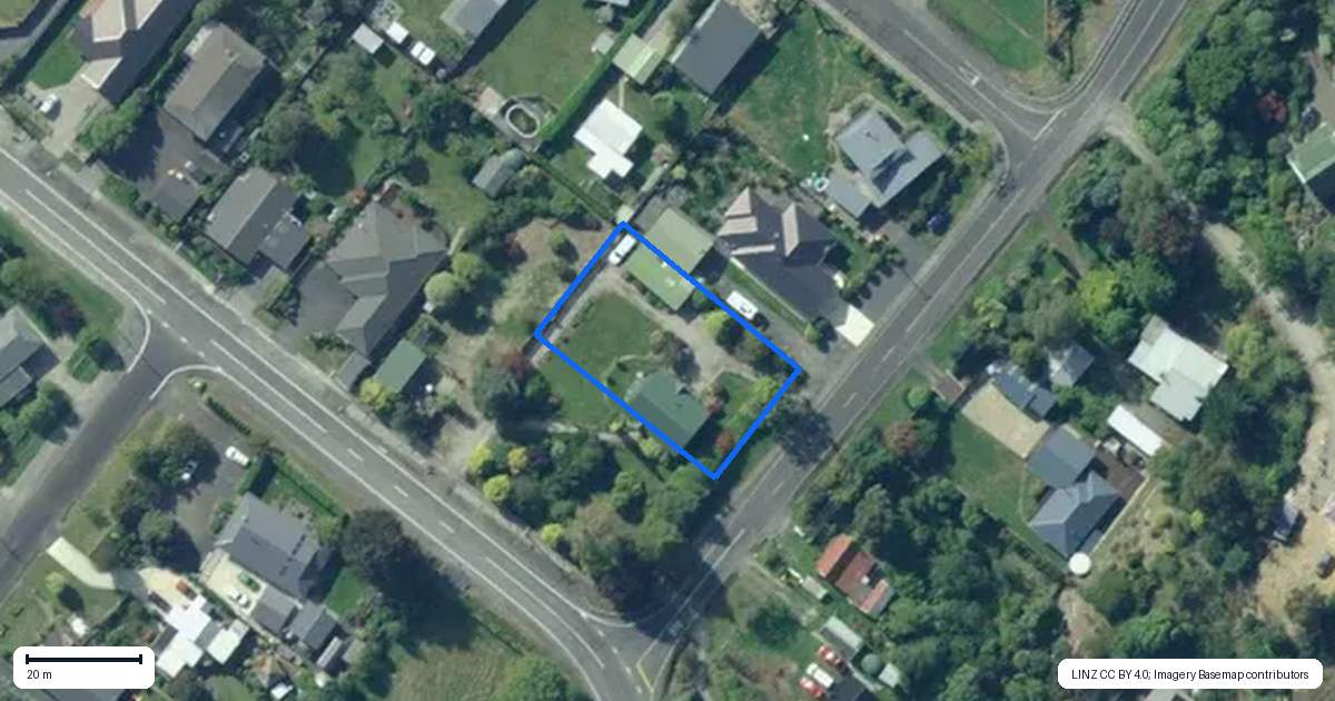 Property context map for 7 Greenhithe Street, Waihola, Milton
