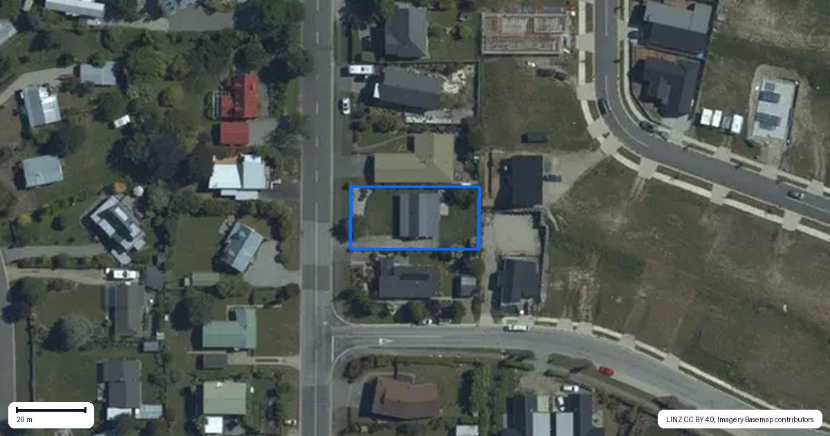 Property context map for 42 Rata Street, Wanaka