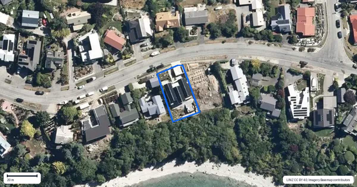 Property context map for 66 Cedar Drive, Kelvin Heights, Queenstown