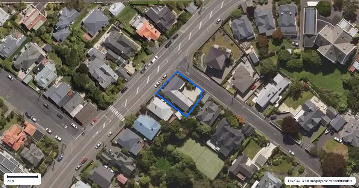 Property context map for 4 Grendon Street, Maori Hill, Dunedin