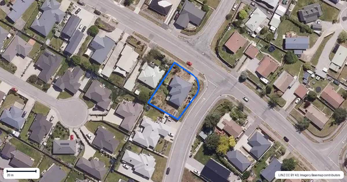 Property context map for 16 Waenga Drive, Cromwell