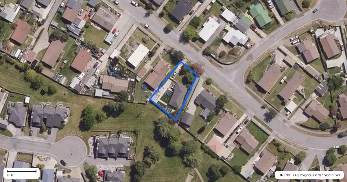 Property context map for 21 Antimony Crescent, Cromwell