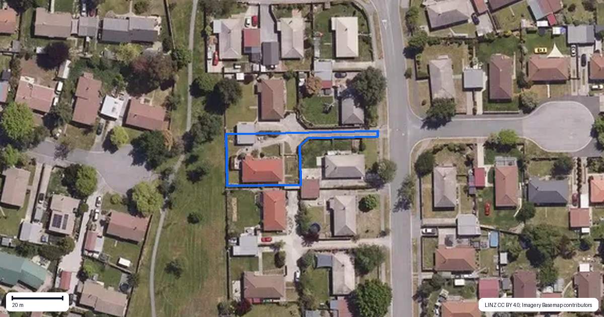 Property context map for 7 Jollys Road, Cromwell