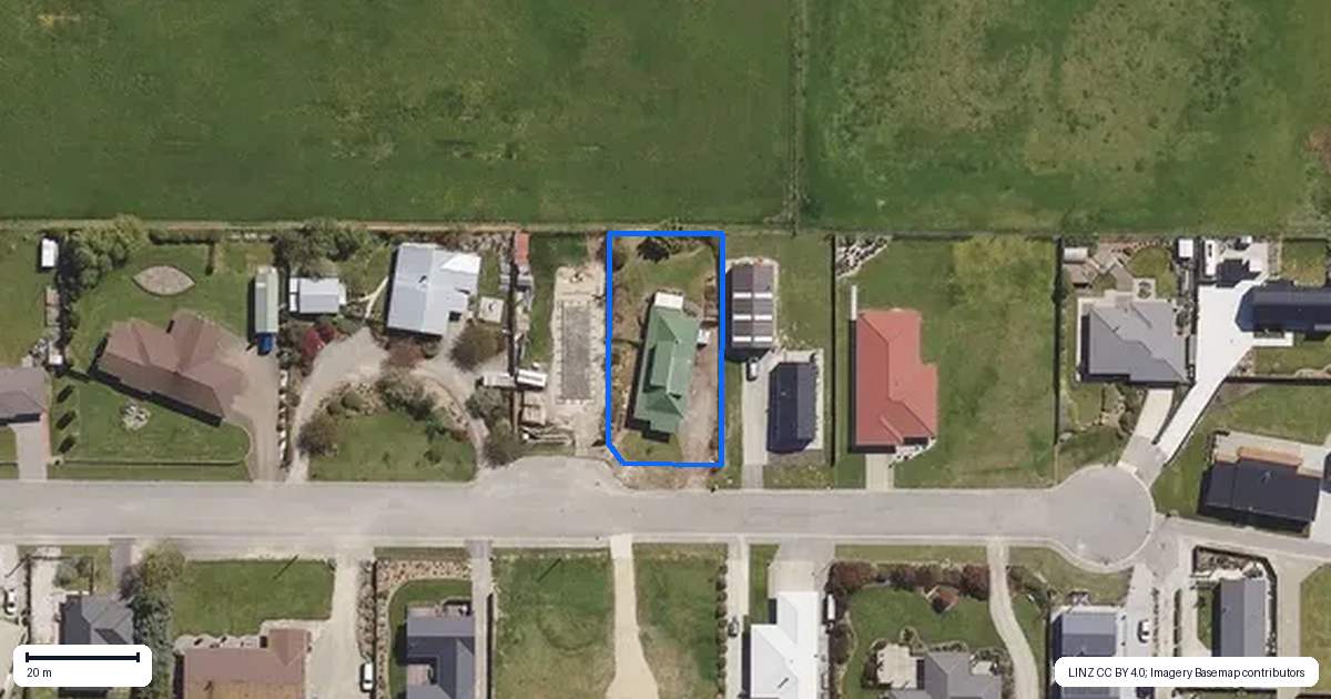 Property context map for 11 Launceston Place, Ranfurly
