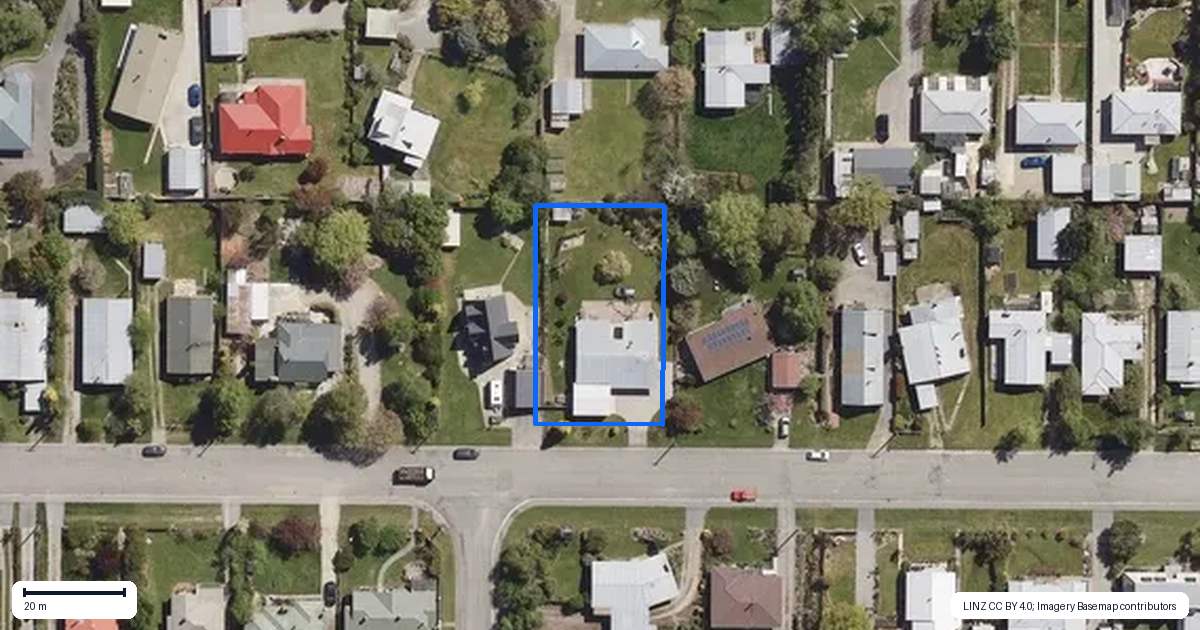 Property context map for 19 Fraser Avenue, Ranfurly