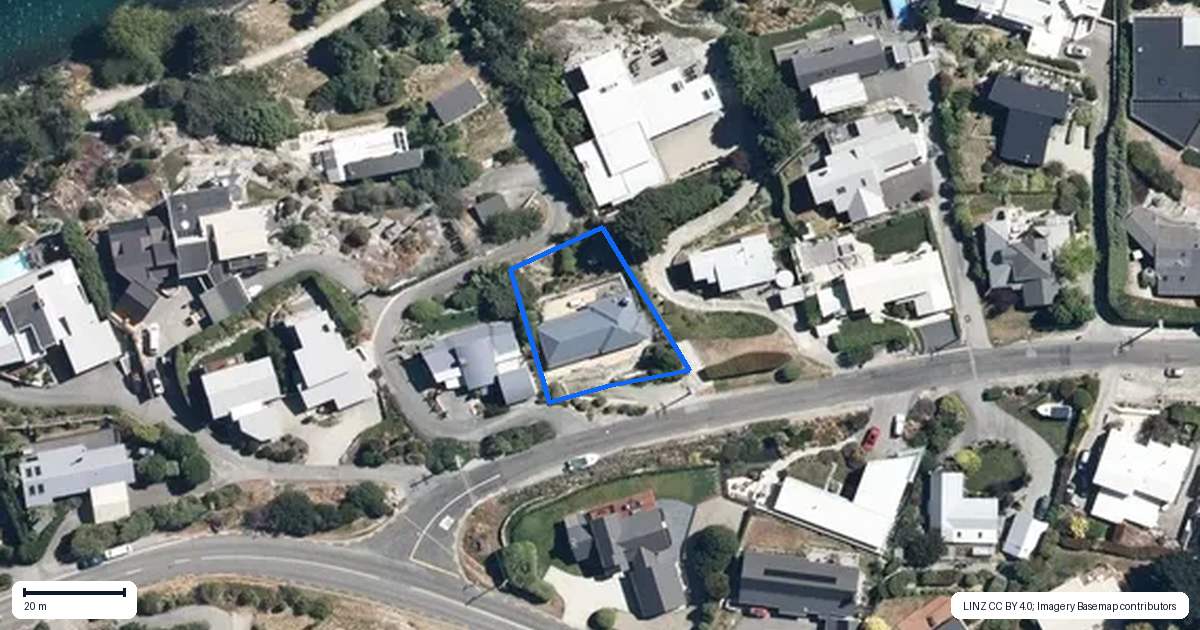 Property context map for 55 Loop Road, Kawarau Falls, Queenstown