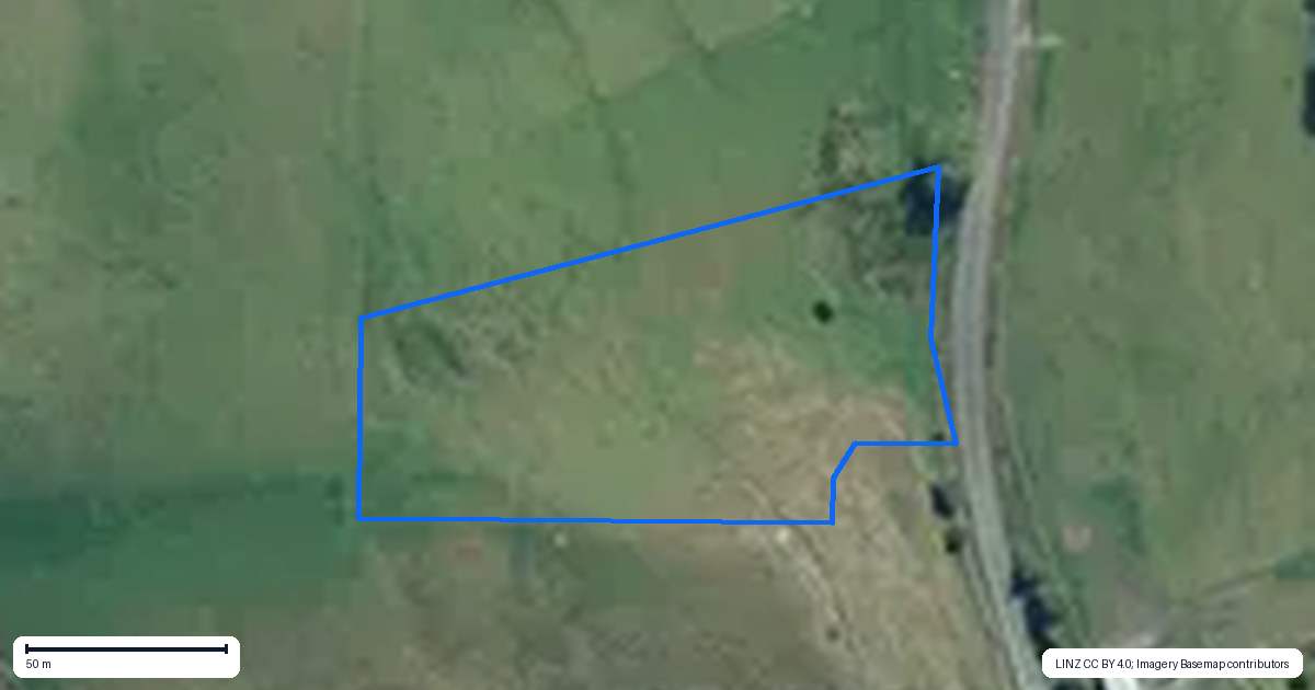 Property context map for 65 Gabriels Gully Road, Lawrence