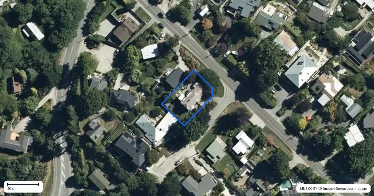 Property context map for 10 Stafford Street, Arrowtown