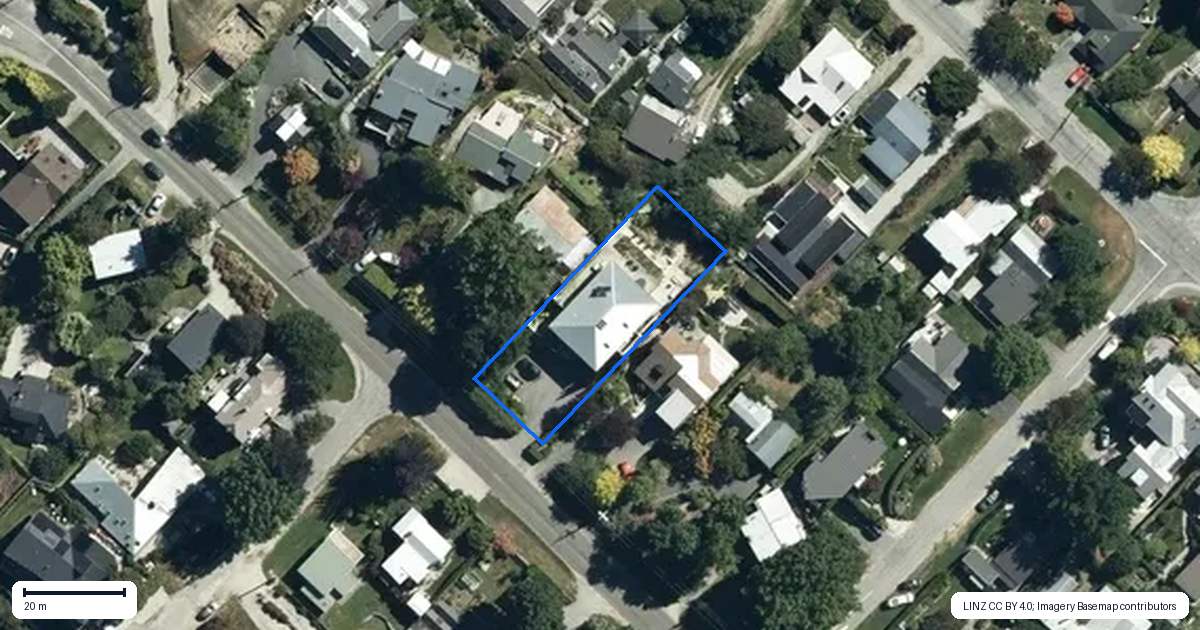Property context map for 11 Stafford Street, Arrowtown