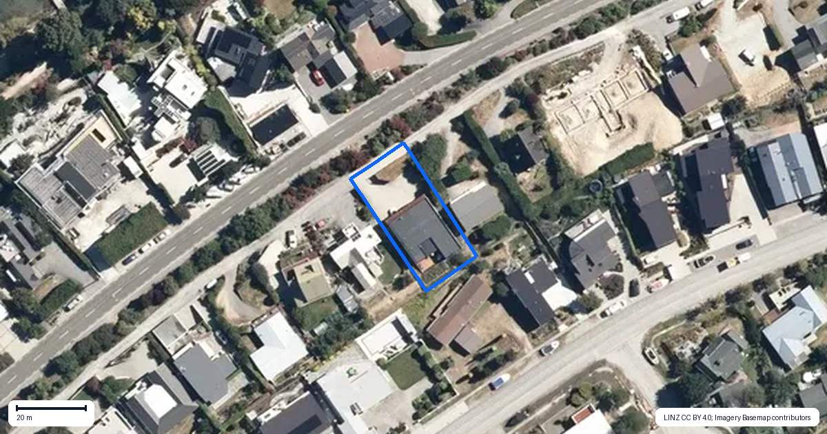Property context map for 594 Peninsula Road, Kelvin Heights, Queenstown