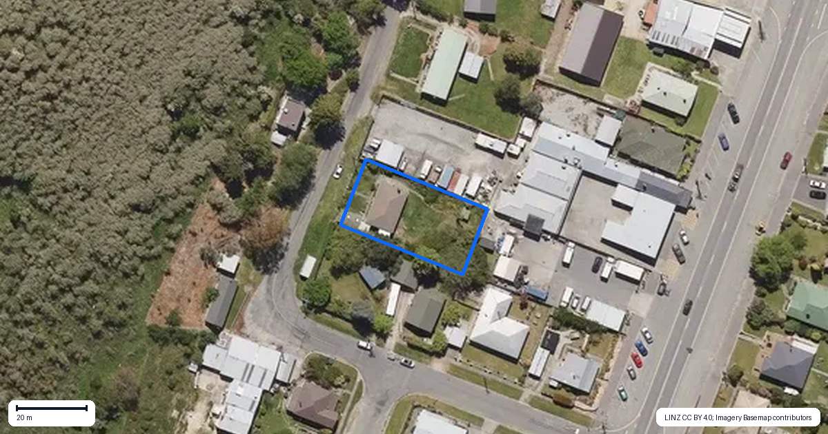 Property context map for 147 Branxholm Street, Roxburgh
