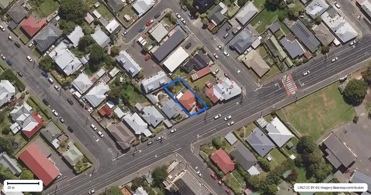 Property context map for 231 North Road, North East Valley, Dunedin