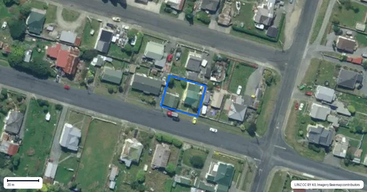 Property context map for 9 Wyre Street, Kaitangata