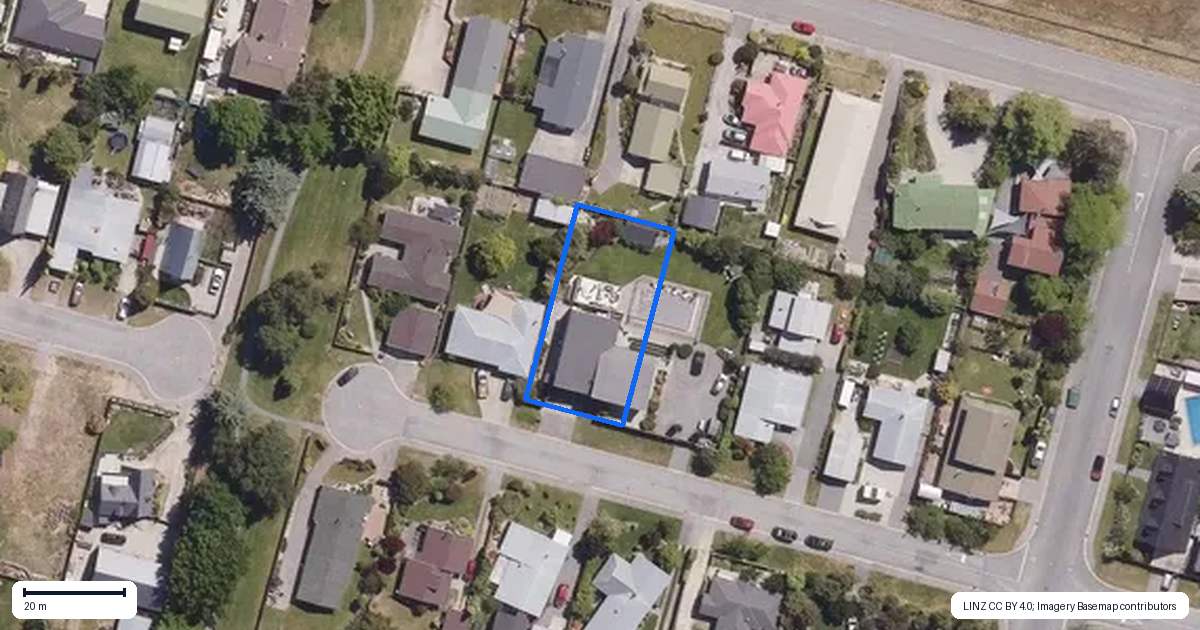 Property context map for 6 Leitrum Street, Cromwell