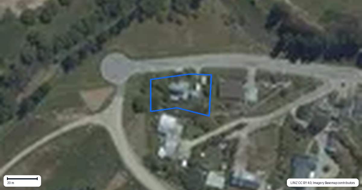 Property context map for 56 Kingan Road, Luggate, Wanaka