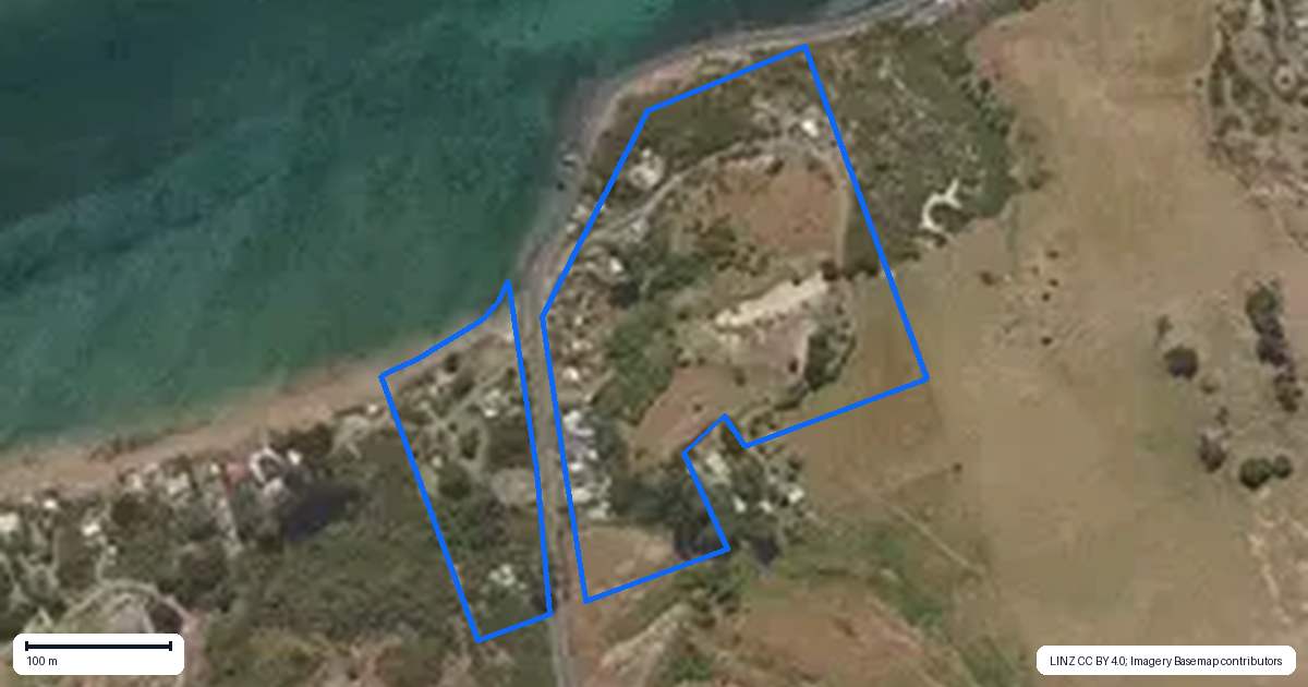 Property context map for 650 Harington Point Road, Otakou, Dunedin