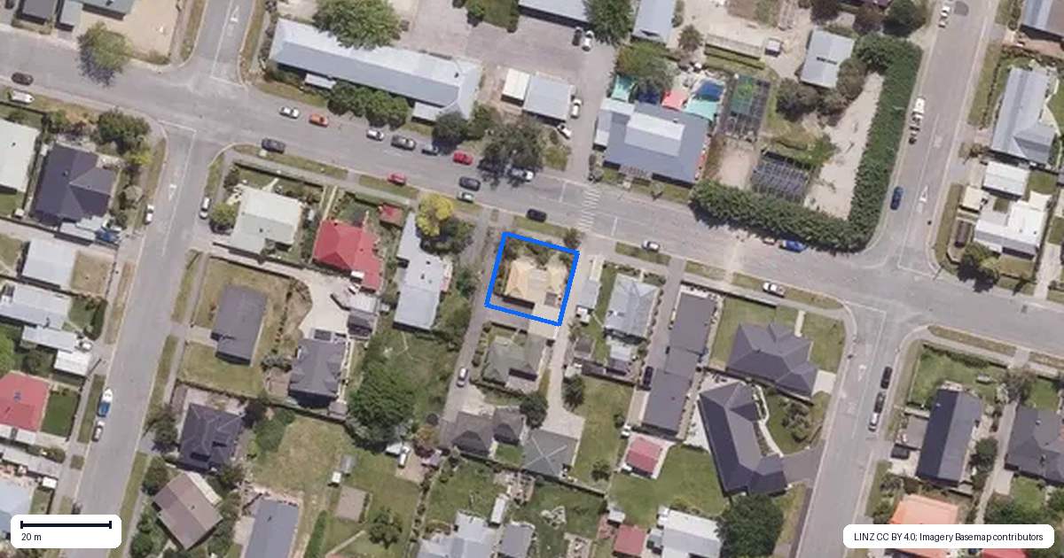 Property context map for 20A Molyneux Avenue, Cromwell