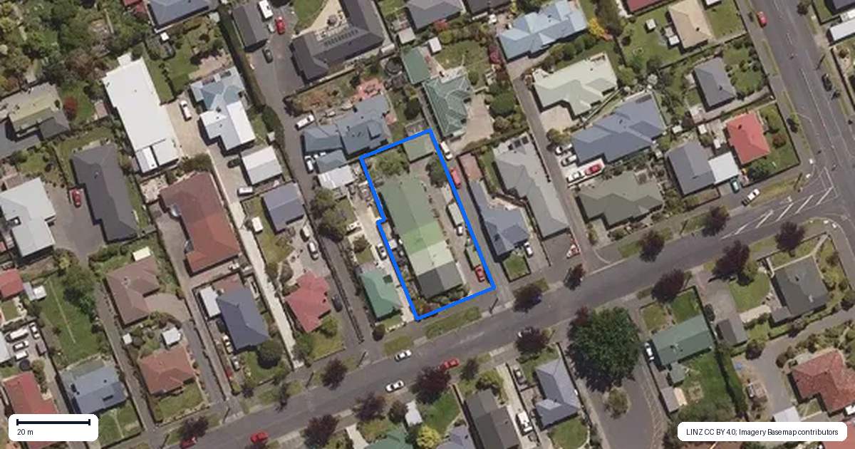 Property context map for 30B Ayr Street, Mosgiel