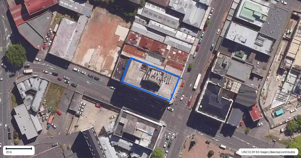 Property context map for 218A Princes Street, Dunedin Central, Dunedin