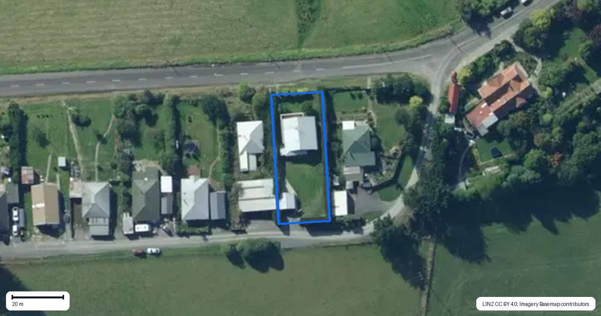Property context map for 10 McSkimming Lane, Benhar, Balclutha