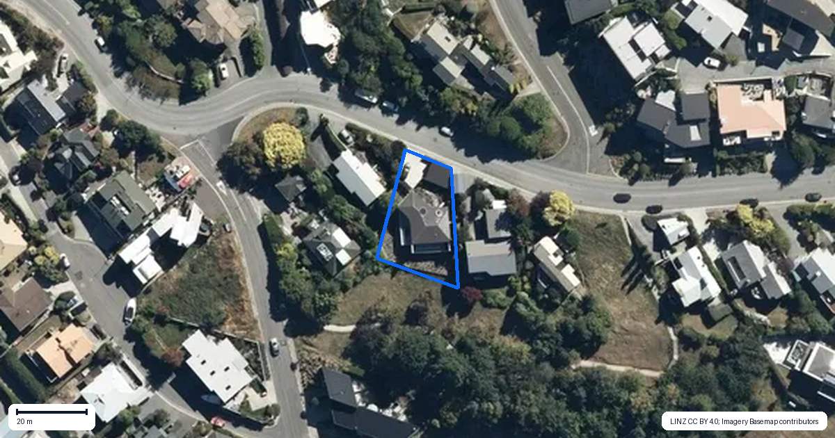 Property context map for 5 Edinburgh Drive, Queenstown