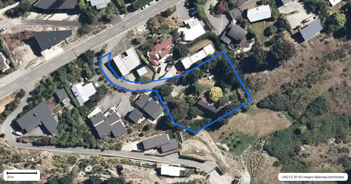Property context map for 276 Peninsula Road, Kawarau Falls, Queenstown
