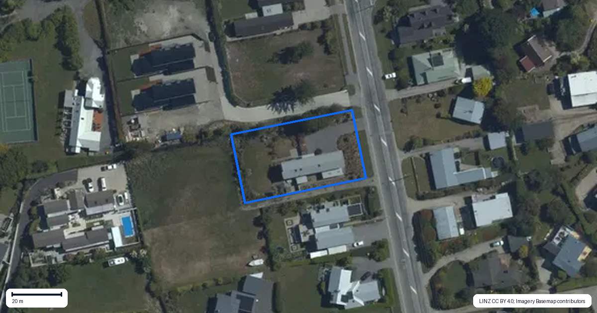 Property context map for 168A Beacon Point Road, Wanaka