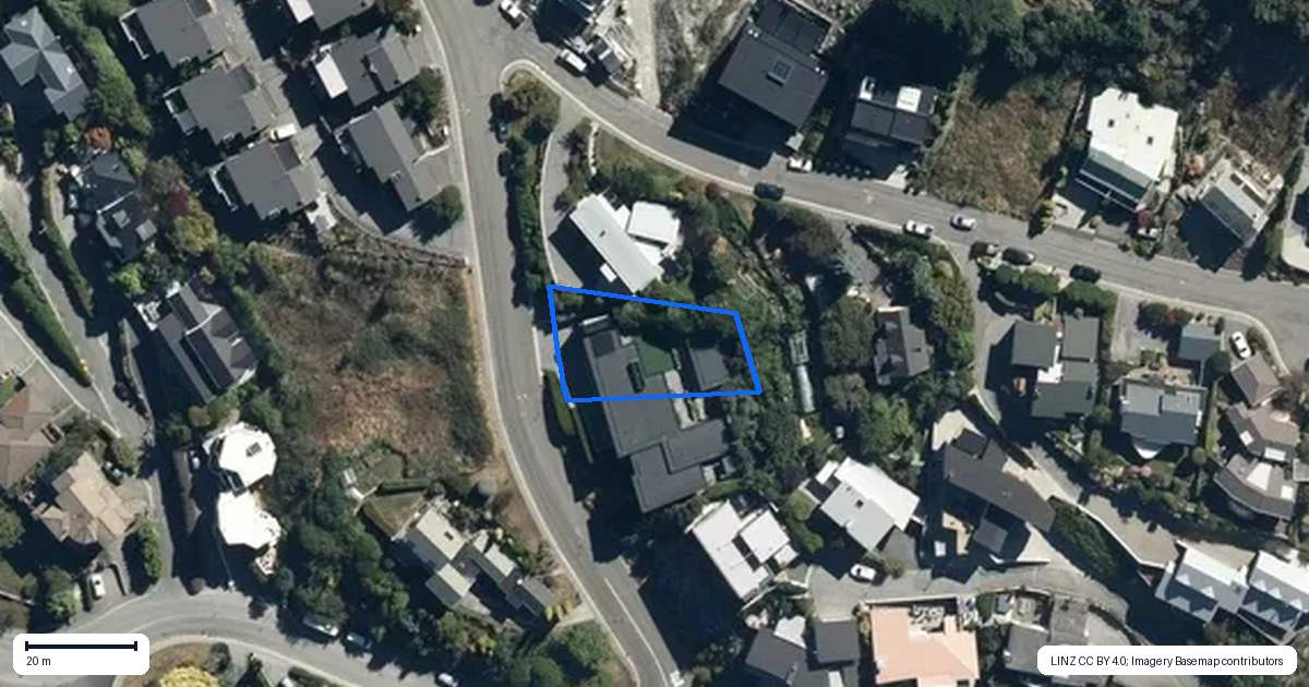 Property context map for 5 Belfast Terrace, Queenstown
