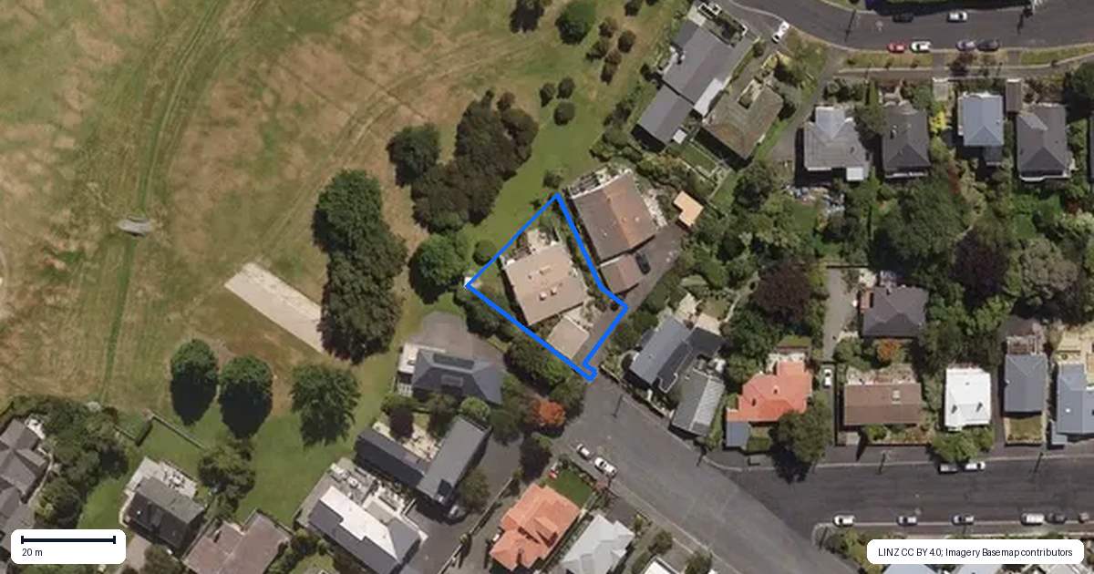 Property context map for 34B Butler Street, Maori Hill, Dunedin