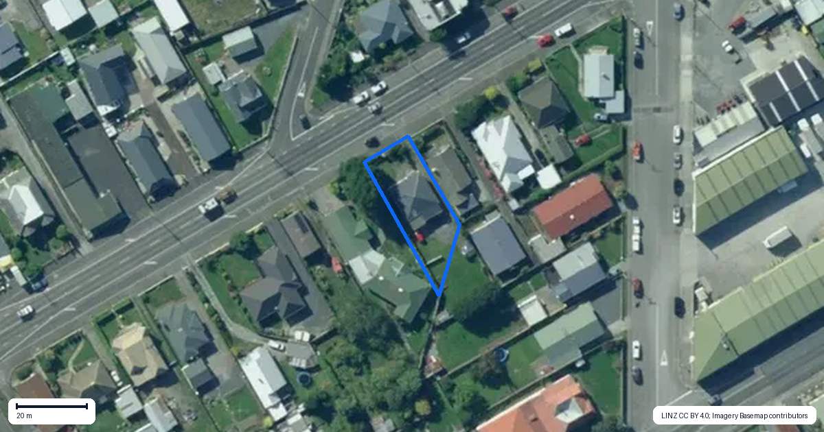 Property context map for 105 Clyde Street, Balclutha