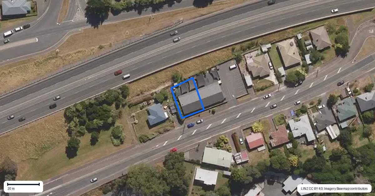 Property context map for 2 Westland Street, Green Island, Dunedin